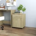 Miniatyrbillede 9 af 10: vidaXL skab med hjul 45x38x54 cm spånplade sonoma-eg
