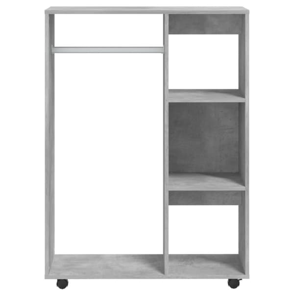 vidaXL Garderobe betonggrå 80x40x110 cm konstruert tre