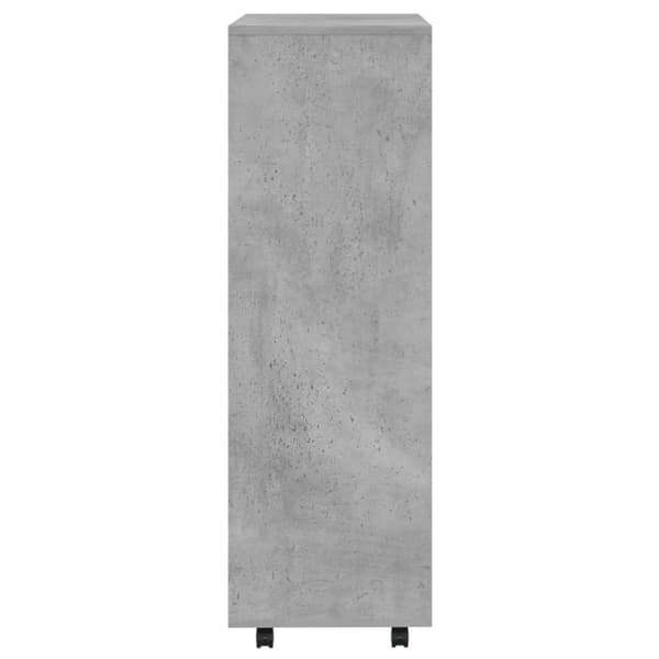 vidaXL Garderobe betonggrå 80x40x110 cm konstruert tre