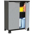 Miniatyrbillede 10 af 10: vidaXL opbevaringsskab 68x39x92 cm rattandesign plastik