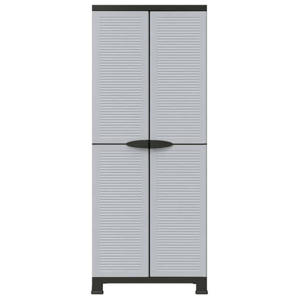vidaXL opbevaringsskab 68x39x171,5 cm plastik