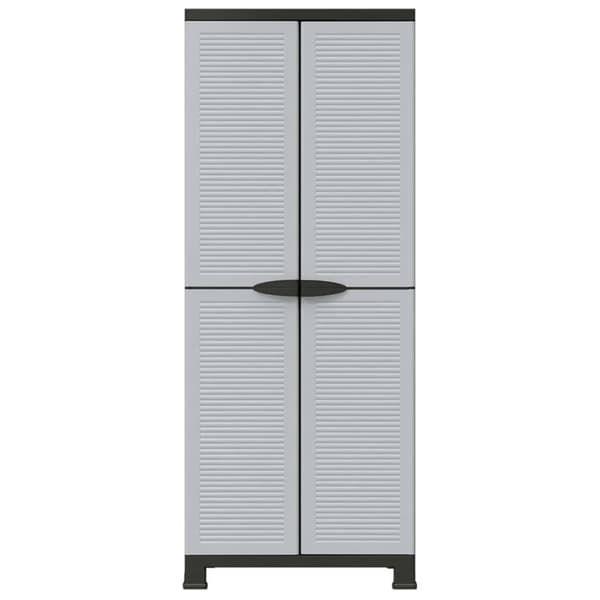 vidaXL opbevaringsskab 68x39x171,5 cm plastik