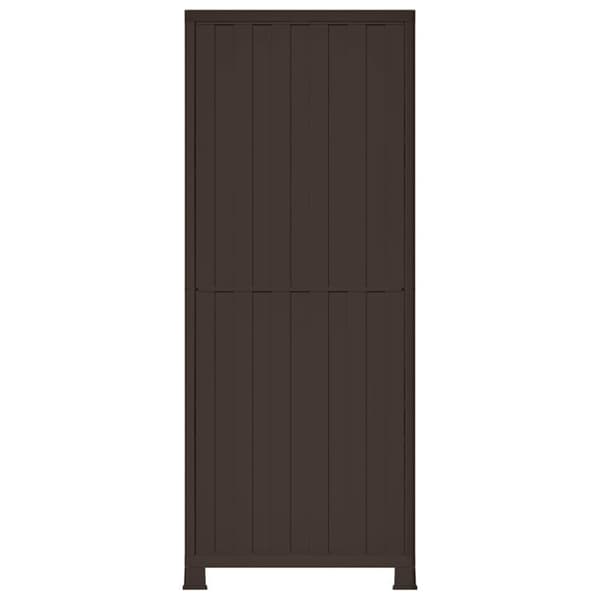 vidaXL opbevaringsskab 68x39x171,5 cm plastik