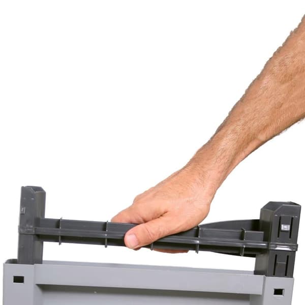 vidaXL Plastskåp 68x39x92 cm