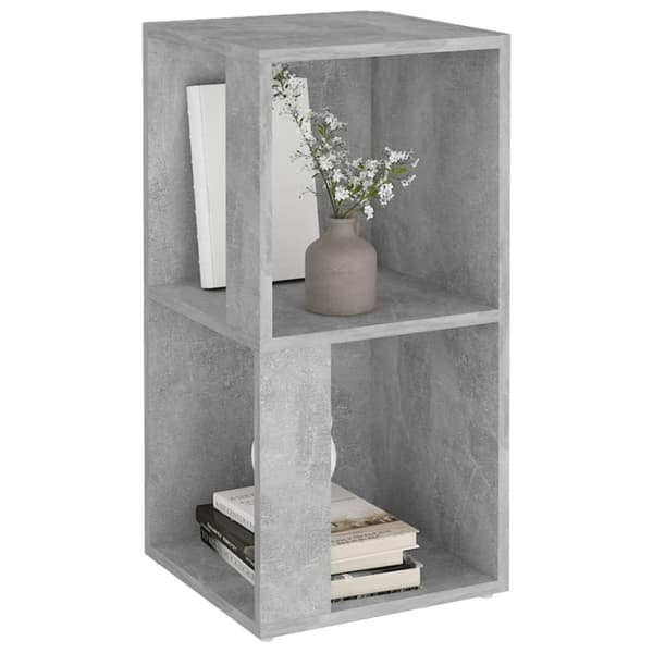 vidaXL Kulmakaappi betoninharmaa 33x33x67 cm lastulevy