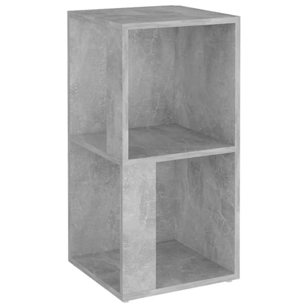 vidaXL Kulmakaappi betoninharmaa 33x33x67 cm lastulevy