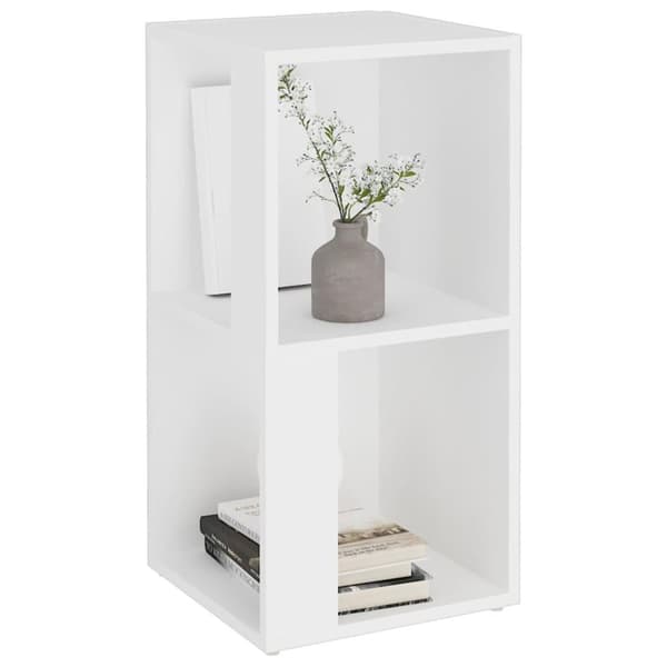 vidaXL hjørnereol 33x33x67 cm spånplade hvid