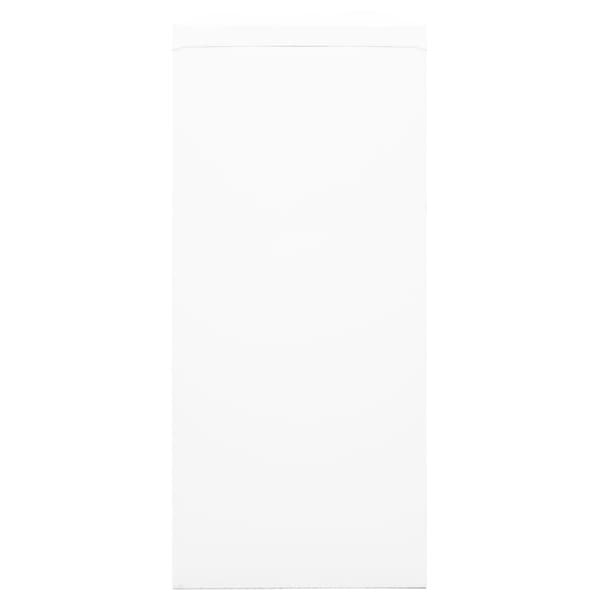 vidaXL Skap med skyvedør 90x40x90 cm stål hvit
