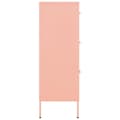 Miniatyrbilde 5 av 11: vidaXL Kommode rosa 80x35x101,5 cm stål