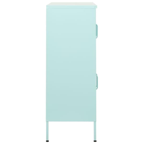 vidaXL Oppbevaringsskap mint 80x35x101,5 cm stål