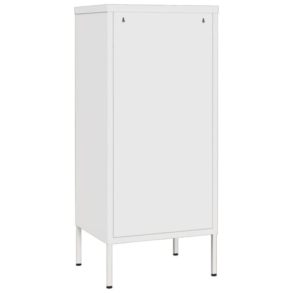 vidaXL opbevaringsskab 42,5x35x101,5 cm stål hvid