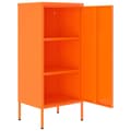 Miniatyrbilde 7 av 10: vidaXL Oppbevaringsskap oransje 42,5x35x101,5 cm stål