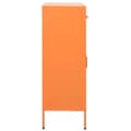Miniatyrbillede 6 af 10: vidaXL opbevaringsskab 80x35x101,5 cm stål orange