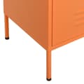 Miniatyrbillede 8 af 10: vidaXL opbevaringsskab 80x35x101,5 cm stål orange