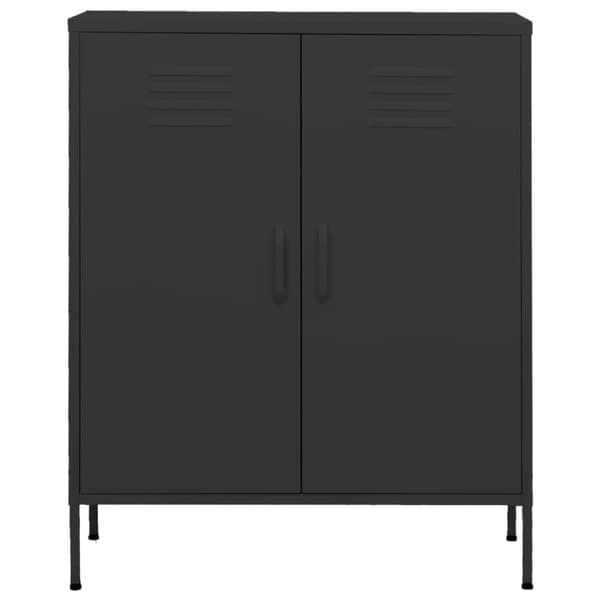 vidaXL Oppbevaringsskap antrasitt 80x35x101,5 cm stål