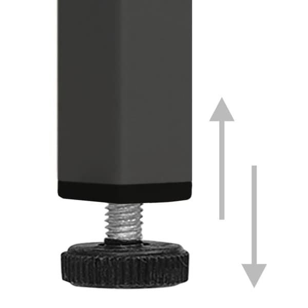 vidaXL Oppbevaringsskap antrasitt 42,5x35x101,5 cm stål