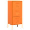 Pikkukuva 1 / 11: vidaXL Varastokaappi oranssi 42,5x35x101,5 cm teräs