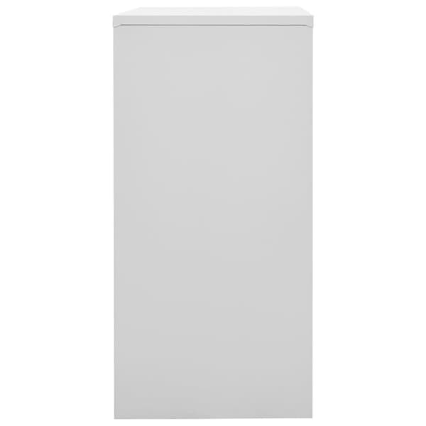 vidaXL Oppbevaringsskap 2 stk lysegrå og blå 90x45x92,5 cm stål