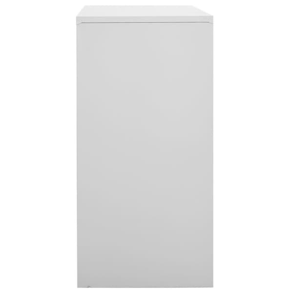 vidaXL Oppbevaringsskap 5 stk lysegrå 90x45x92,5 cm stål