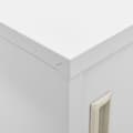 Miniatyrbilde 2 av 10: vidaXL Oppbevaringsskap 2 stk lysegrå 90x45x92,5 cm stål