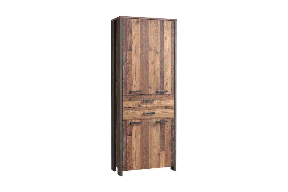 TORRAFERRE Garderob 87x221 cm Brun/Grå