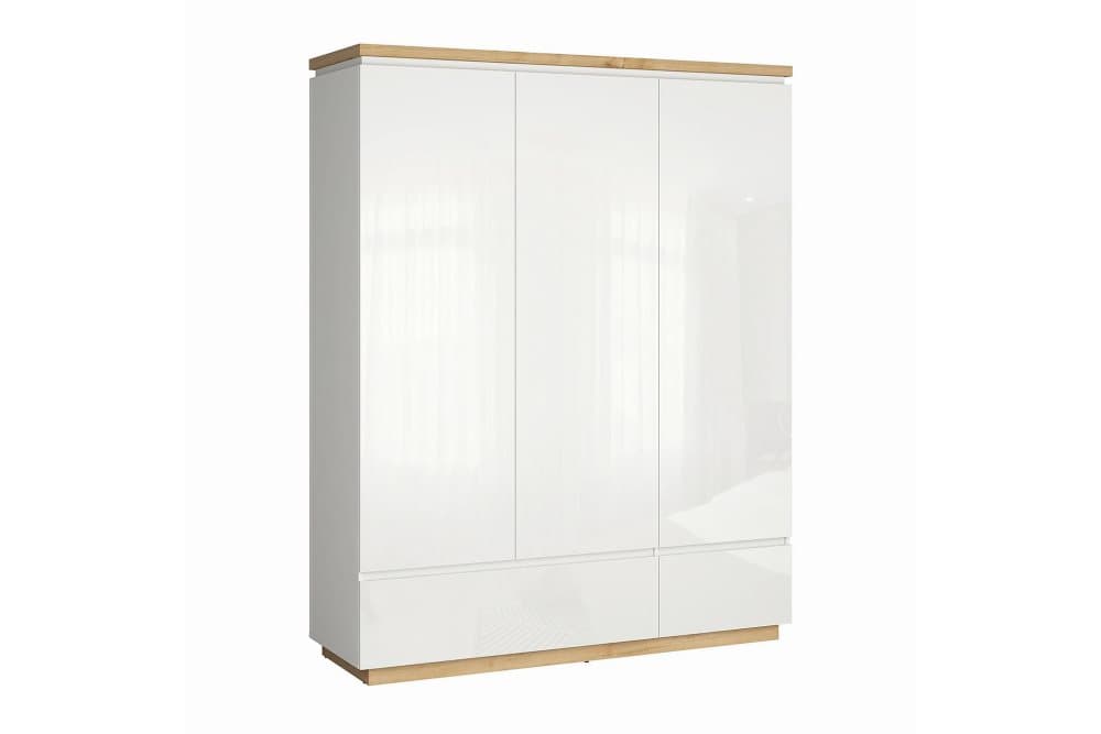 HUNNEBYN Garderob 163x53 cm Natur/Vit