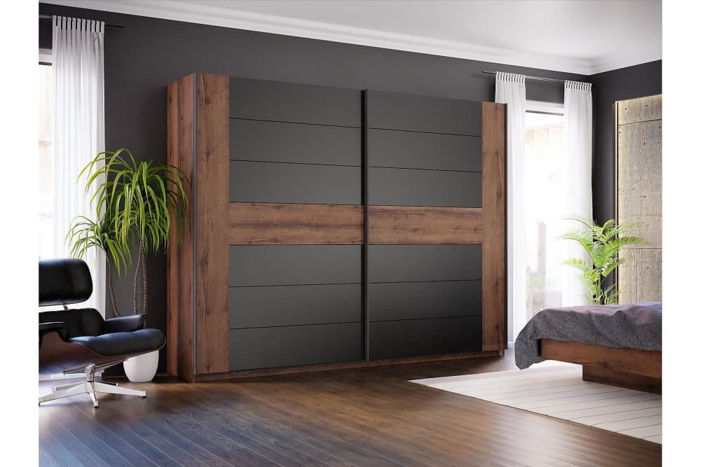 CLOSCA Sideboard 42x163 cm Brun/Svart