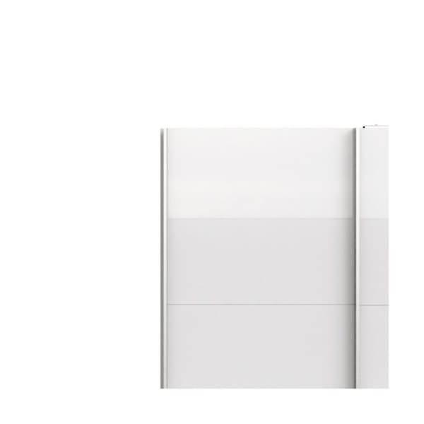 Veto klædeskab A 2 dørs H220 cm x B122 cm hvid, hvid højglans.