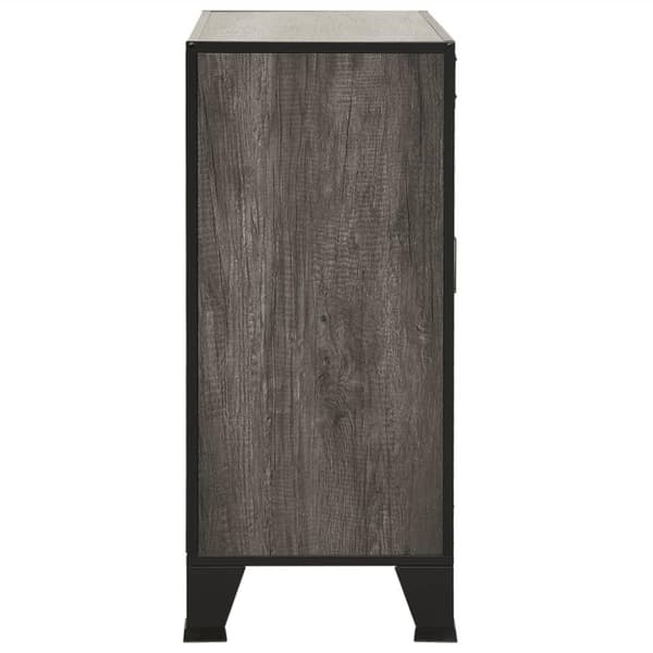 vidaXL Oppbevaringsskap 2 stk grå 72x36x82 cm metall og MDF