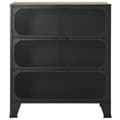 Miniatyrbilde 4 av 11: vidaXL Oppbevaringsskap rustikk brun 72x36x82 cm metall og MDF
