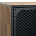 Miniatyrbilde 8 av 11: vidaXL Oppbevaringsskap rustikk brun 72x36x82 cm metall og MDF