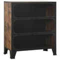 Miniatyrbilde 1 av 11: vidaXL Oppbevaringsskap rustikk brun 72x36x82 cm metall og MDF