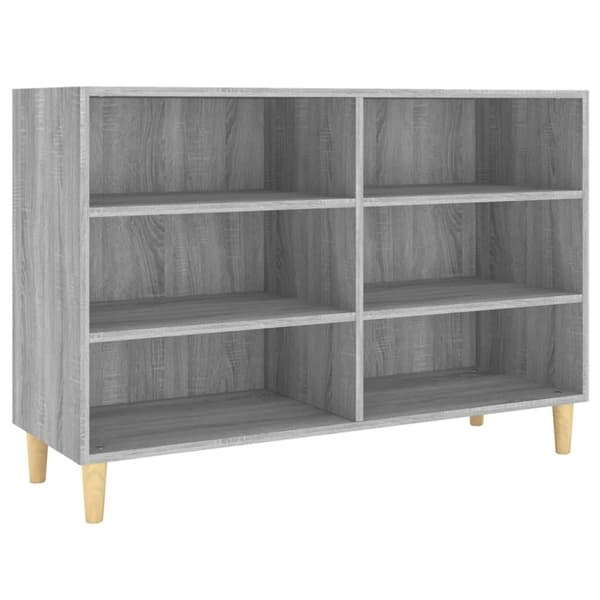vidaXL Skjenk grå sonoma 103,5x35x70 cm konstruert tre