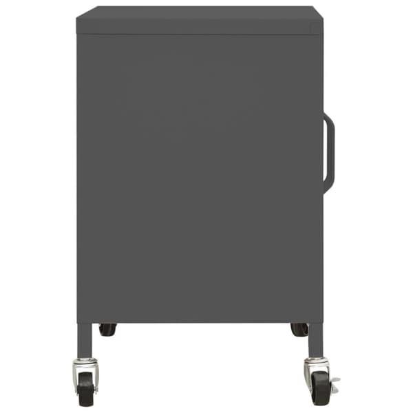vidaXL opbevaringsskab 60x35x56 cm stål antracitgrå
