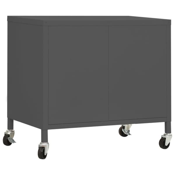 vidaXL opbevaringsskab 60x35x56 cm stål antracitgrå