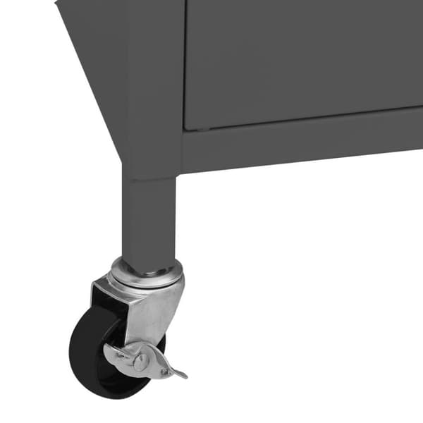 vidaXL opbevaringsskab 60x35x56 cm stål antracitgrå