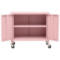 Miniatyrbillede 7 af 11: vidaXL opbevaringsskab 60x35x49 cm stål pink