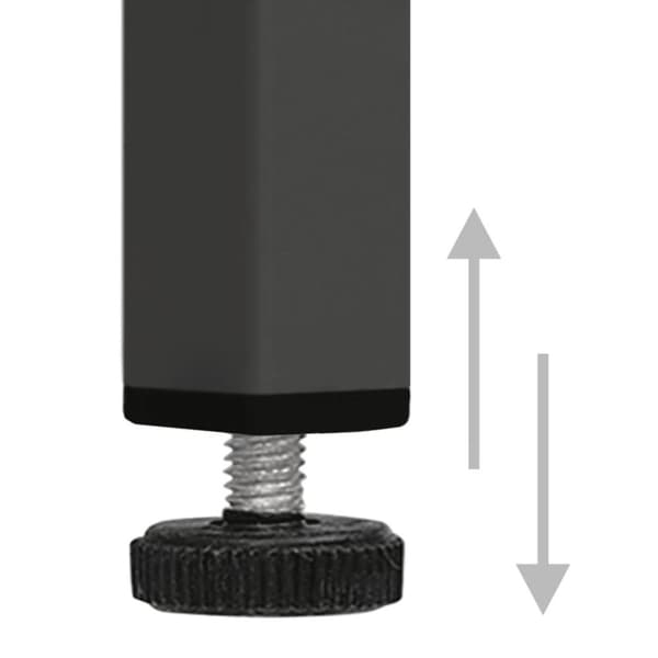 vidaXL Oppbevaringsskap antrasitt 35x46x180 cm stål