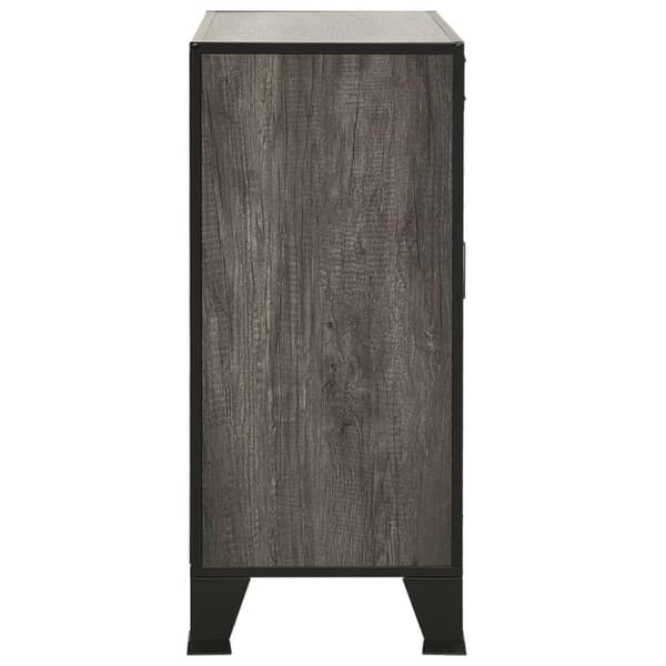 vidaXL Oppbevaringsskap grå 72x36x82 cm metall og MDF
