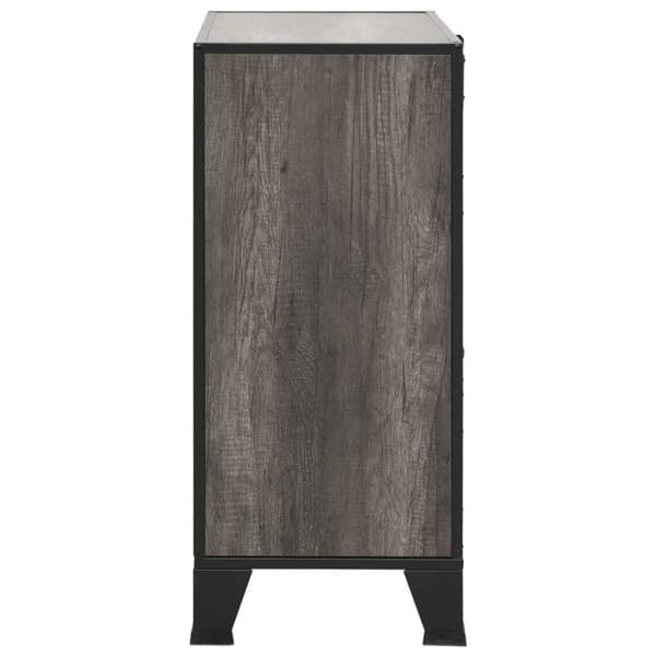 vidaXL opbevaringsskabe 2 stk. 72x36x82 cm metal og MDF grå
