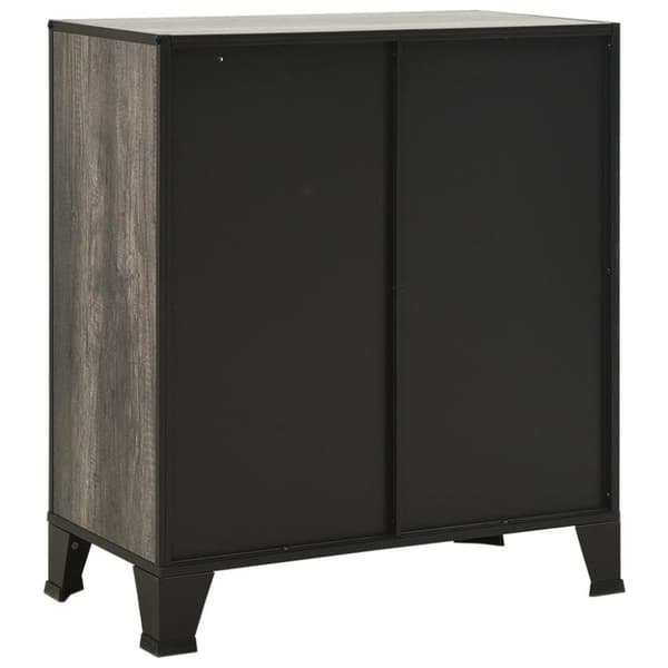 vidaXL opbevaringsskabe 2 stk. 72x36x82 cm metal og MDF grå
