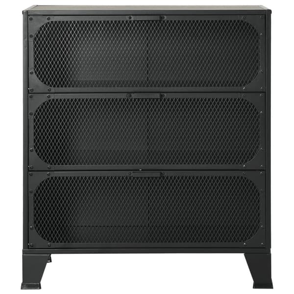 vidaXL Oppbevaringsskap 2 stk grå 72x36x82 cm metall og MDF