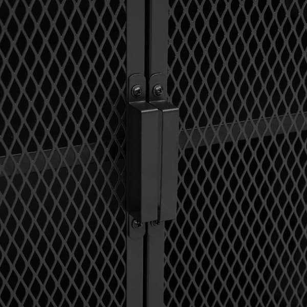 vidaXL opbevaringsskab 72x36x82 cm metal og MDF rustikbrun