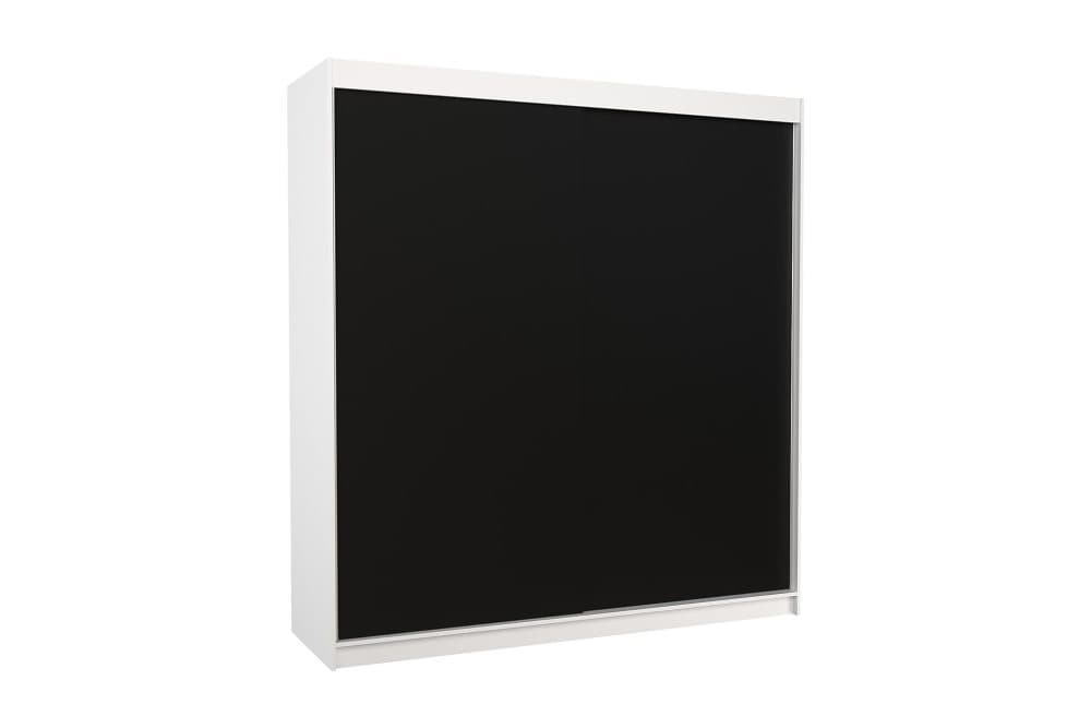 TERECAY Garderob 200x215 cm Vit/Svart