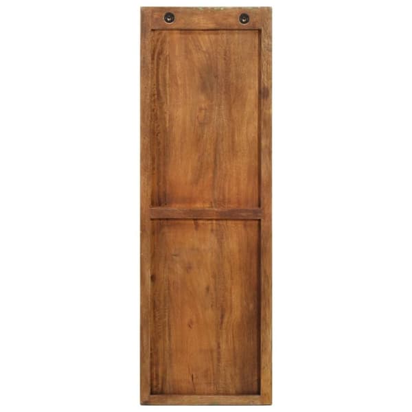 vidaXL væghængte knagerækker 2 stk. 36x3x110 cm massivt genbrugstræ