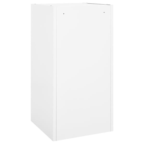 vidaXL sadelskab 53x53x105 cm stål hvid
