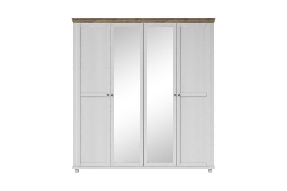FULTONHAM Garderob 62x154 cm Askgrå/Natur
