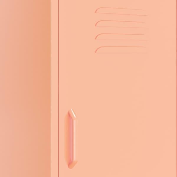 vidaXL Varastokaappi pinkki 42,5x35x101,5 cm teräs