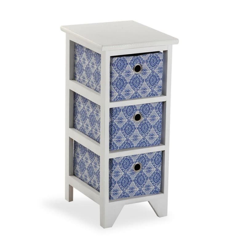 Byrå Versa Aveiro 3 lådor Kakel Trä MDF (30 x 56 x 25 cm)