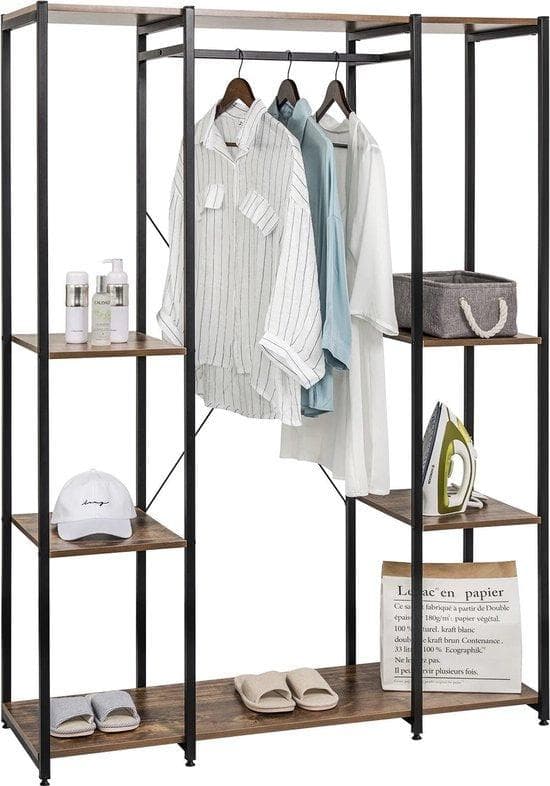 Klädstativ - Garderob - Klädstativ Black - Klädstativ sovrum - 120 x 40 x 167 cm
